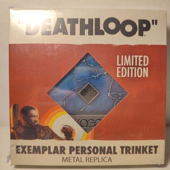 Deathloop Limited Edition Personal Trinket Medallion and Art Card Figurine - Picture 1 of 4